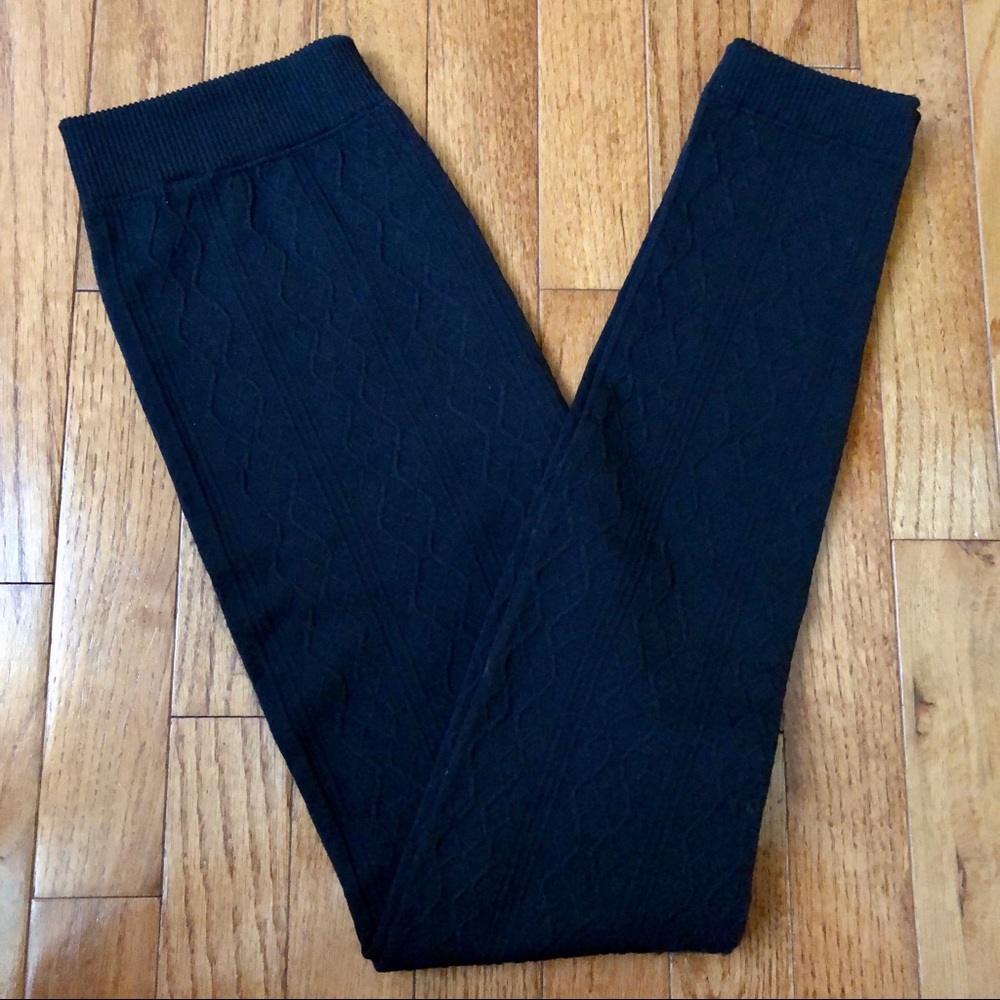 Aeropostale Fleece Lined High Waisted Leggings